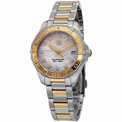 Tag Heuer Aquaracer Women's Diamonds 32mm Quartz Date Watch WAY1351.BD0917 7612533110656