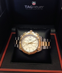 Tag Heuer Aquaracer CAP2110 - Bi/Colour Chronograph 42mm - Box & Papers - 2012