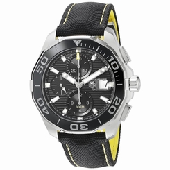 TAG HEUER MEN'S 43MM CANVAS BAND STEEL CASE AUTOMATIC WATCH CAY211A.FC6361