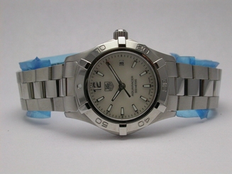 TAG HEUER AQUARACER WAF1414.BA0823 STAINLESS STEEL LADIES QUARTZ WATCH UNUSED