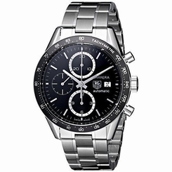 TAG Heuer Men's CV2010BA0794 Carrera Black Dial Watch 760643083180