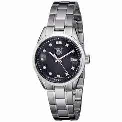 TAG Heuer Women's WV1410.BA0793 Carrera Diamond-Accented Stainless Steel Watch