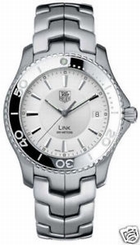 ORIGINAL TAG HEUER MENS LINK WJ1111.BA0570 SWISS QUARTZ MENS LUXURY SILVER WATCH