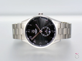 TAG HEUER CARRERA STAINLESS STEEL WATCH, CALIBER 6 AUTOMATIC WAS2110.BA0732 7612533094673