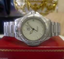 Mens TAG HEUER Professional 999.706A Stainless Steel Date Diver's Watch
