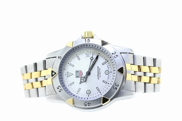 Tag Heuer WD 1221-K-20 Two Tone Stainless Steel/Yellow Gold Wrist Watch for Men