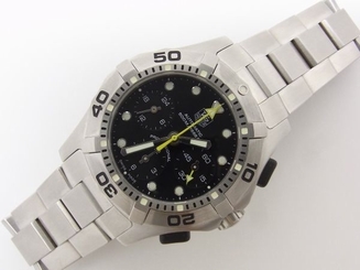 Pre-Owned TAG HEUER Aquaracer Chrono CN211A.BA0353 Men's Black Automatic,MD