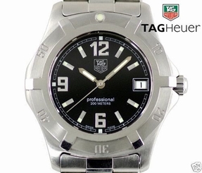 Auth TAG HEUER "Exclusive" WN1110 Water-resistant 200m SS Quartz, Men's watch