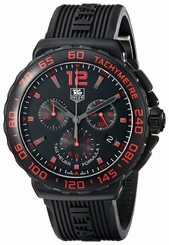 TAG Heuer Men's CAU111D.FT6024 Analog Display Quartz Black Watch New