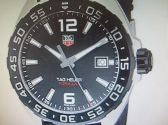 TAG HEUER FORMULA 1 MEN'S WATCH QUARTZ STAINLESS S RUBBER SPORTS WAZ1110.FT8023