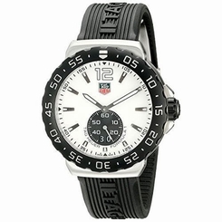 TAG Heuer Men's WAU1111.FT6024 Analog Display Quartz Black Watch