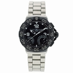 TAG Heuer Men's Formula 1 Calibre S Chrono Black Dial Steel Band CAH7010.BAO854