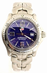 TAG HEUER LINK PROFESSIONAL WT1111.BA0551 BLUE QUARTZ CLASSIC MEN'S SWISS WATCH