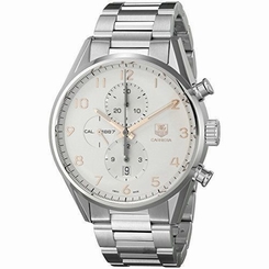 Tag Heuer Men's 'Carrera' Silver Dial Stainless Steel Automatic Watch CAR2012.BA