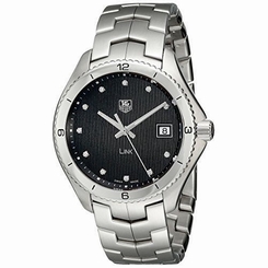 TAG Heuer Men's WAT1112.BA0950 Link Analog Display Swiss Quartz Black Watch