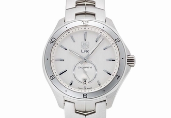 Pre-Owned TAG HEUER Link Calibre 6 WAT2111 Men's SS Silver Automatic Watch, MD