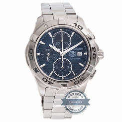 Tag Heuer Aquaracer Chronograph CAP2112.BA0833 Auto Steel Bracelet Mens Watch 7612533093751