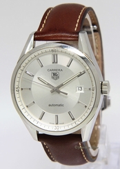 Tag Heuer Carrera Stainless Steel 39mm Automatic Mens Watch WV211A-2 Box/Papers