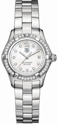 SPOIL HER WITH THIS TAG HEUER AQUARACER WAF1416.BA0824 DIAMOND PEARL WATCH