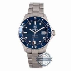 Tag Heuer Aquaracer WAN2111.BA0822 Auto 41mm Steel Mens Bracelet Watch Date 760643123831