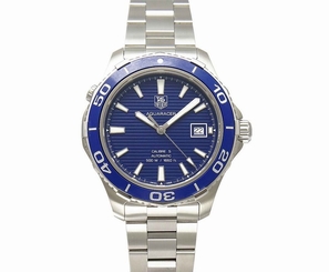 New Tag Heuer Aquaracer Calibre 5 WAK2111.BA0830 Blue Dial Men's Watch, MD 7612533099425