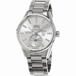 Tag Heuer WAR5011.BA0723 Mens Silver Dial Analog Automatic Watch 683498412724