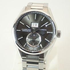 Pre-Owned TAG HEUER Carrera GMT SS Gray Dial Men's Automatic Watch WAR5012, MR