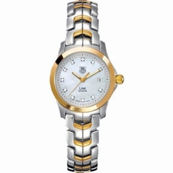TAG Heuer Women's WJF1353.BB0581 Diamond Accented Two-Tone Link Watch 760643079220
