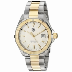 TAG Heuer Men's 'Aquaracracer' Swiss Quartz Gold and Stainless Steel Dress Watch