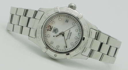 TAG Heuer Aquaracer Diamond Dial WAF1415.BA0824 Wrist Watch for Women 7612533046214