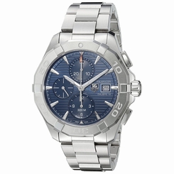 Tag Heuer Aquaracer Automatic Chronograph Blue Dial Stainless Steel Mens Watch C