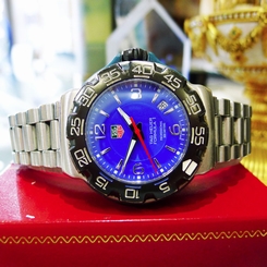 Men's Tag Heuer Formula 1 Professional WAC1112-0 Blue Dial Watch
