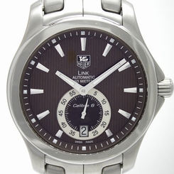 Pre-Owned TAG Heuer Link Caliber 6 SS Brown Dial Automatic Mens Watch WJF211C,MR