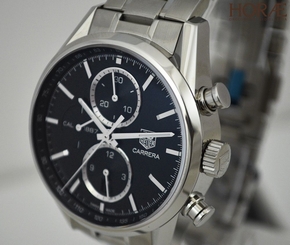 Tag Heuer Men's Carrera Calibre 1887 41mm black face Automatic CAR2110.BA0724