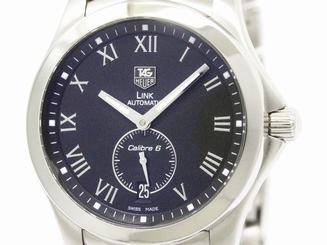 Polished TAG HEUER Link Calibre 6 150th Anniversary Steel Watch WJF211J BF112645