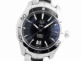 Pre-Owned Tag Heuer Link Calibre 5 All SS Men's Automatic Watch WJ201A.BA0591,MR
