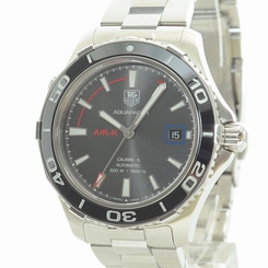 Pre-Owned TAG Heuer Aquaracer SS Gray Dial Men's Auto Watch WAK2112.BA0830, MR