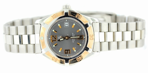 Tag Heuer WN 1351Two Tone Stainless Steel 18K Rose Gold Wrist Watch for Women