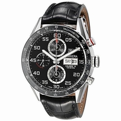 TAG Heuer Men's CV2A1R.FC6235 Analog Display Swiss Automatic Black Watch