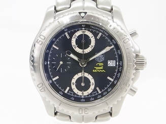 Pre-owned TAG Heuer Link Ayrton Senna 4000 Limited Ed. Automatic Men's Watch,AS