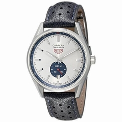 Tag Heuer Carrera Men's Black Leather Strap Automatic Swiss Watch WV5111.FC6350