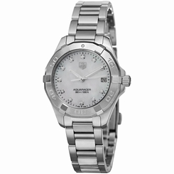 Tag Heuer Aquaracer300 Women's Diamonds 33mm Sapphire Glass Watch WAY1313.BA0915