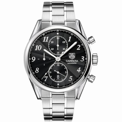 Tag Heuer CAS2110.BA0730 Mens Black Dial Analog Automatic Watch 7612533094826