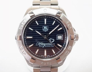 Pre-Owned TAG HEUER Aquaracer Limited SS Black Dial Men's Auto Watch WAP201Y, MR