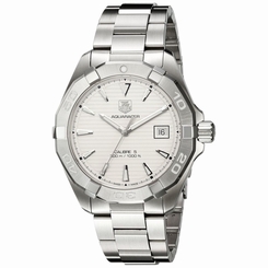  TAG Heuer Men's 'Aquaracer' Swiss Stainless Steel Automatic Watch, Color:Silver-