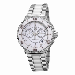 TAG HEUER FORMULA 1 CAH1213.BA0863 LADIES DIAMONDS 41MM CHRONOGRAPH DATE WATCH