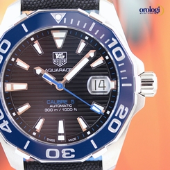  TAG Heuer Men's Aquaracer 300M Cal. 5 Automatic Watch 41mm Blue Ceramic Bezel