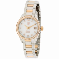 TAG HEUER WOMEN'S TWO TONE STEEL BRACELET AUTOMATIC WATCH WAR2453.BD0772