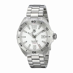 TAG Heuer Men's WAZ2114.BA0875 Analog Display Automatic Self Wind Silver Watch