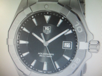 TAG HEUER ACUARACER MEN'S WATCH QUARTZ ALL S/S ORIGINAL SWISS WAY1110.BA0928